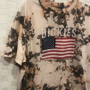Bleached oversized Dickies shirt